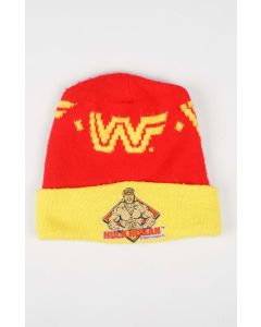 VINTAGE WWF HULK HOGAN BEANIE 1991