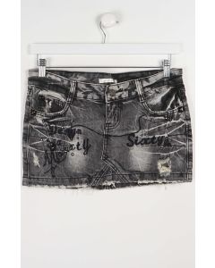 VINTAGE Y2K DENIM SKIRT (SIZE 14)