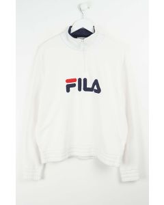 VINTAGE FILA 1/4 ZIP SWEATER (M)