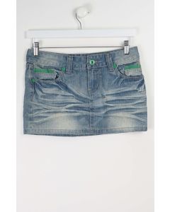 VINTAGE Y2K DENIM SKIRT (SIZE 10)