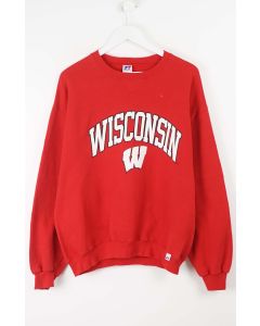 VINTAGE WISCONSIN COLLEGE SWEATER (M)