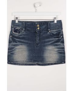 VINTAGE Y2K DENIM SKIRT (SIZE 14)