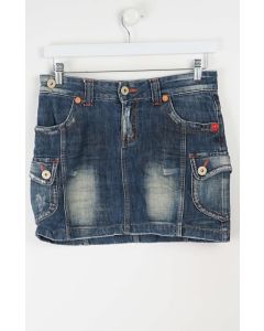VINTAGE Y2K DENIM SKIRT (SIZE 12)