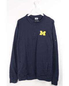 VINTAGE MICHIGAN 1/4 ZIP SWEATER (XXL)