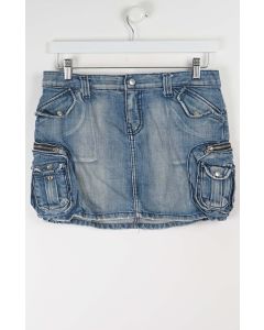 VINTAGE Y2K DENIM SKIRT (SIZE 14)