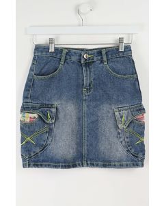 VINTAGE Y2K DENIM SKIRT (SIZE 8)