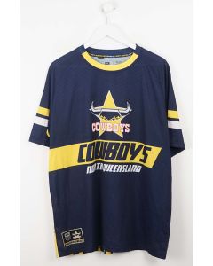 VINTAGE Y2K NRL COWBOYS JERSEY (XXL)