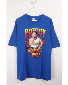 VINTAGE WWF ROWDY RODDY PIPER T-SHIRT (XXL)