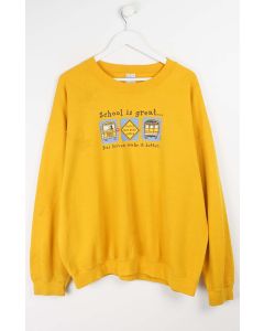 VINTAGE SCHOOL BUS SWEATER (XL)