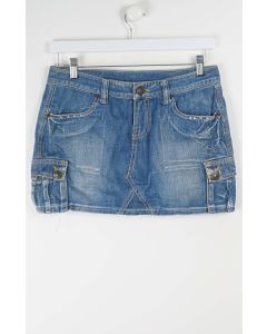VINTAGE Y2K DENIM SKIRT (SIZE 12)
