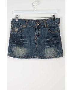 VINTAGE Y2K DENIM SKIRT (SIZE 14)