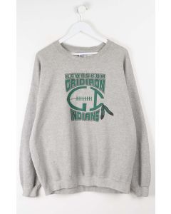 VINTAGE KEWASKUM INDIANS GIDIRON SWEATER (XL)