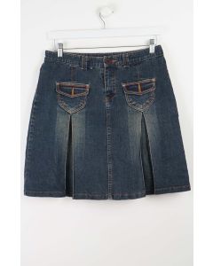 VINTAGE Y2K DENIM SKIRT (SIZE 12)