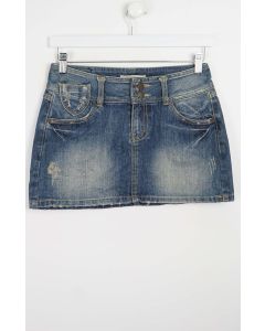 VINTAGE Y2K DENIM SKIRT (SIZE 10)