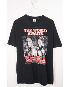 VINTAGE DELA HOYA VS MAYWEATHER T-SHIRT (L)