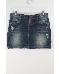 VINTAGE Y2K DENIM SKIRT (SIZE 14)
