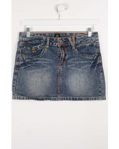 VINTAGE Y2K DENIM SKIRT (SIZE 14)